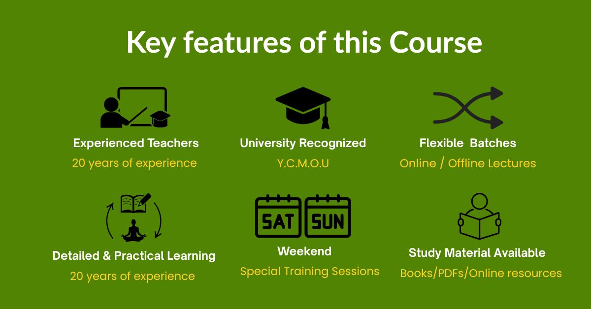 Diploma in Yoga Teacher Key features of this Course Key features of this Course