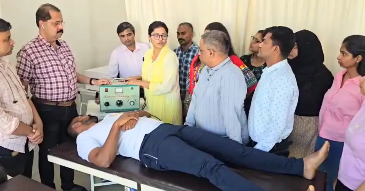 Physiotherapy lab practice class